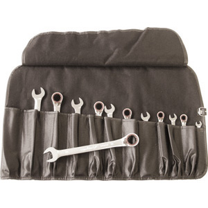 879GEP - COMBINED FIXED AND RATCHET WRENCHES IN SET - Orig. Gedore red